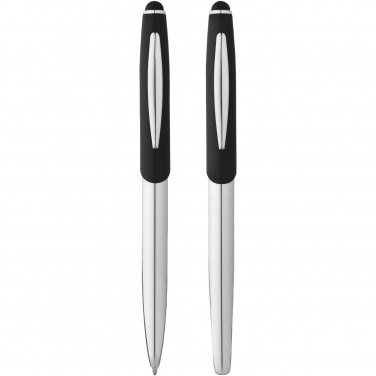 Logotrade Werbegeschenke das Foto: Geneva Stylus Kugelschreiber- und Tintenrollerset