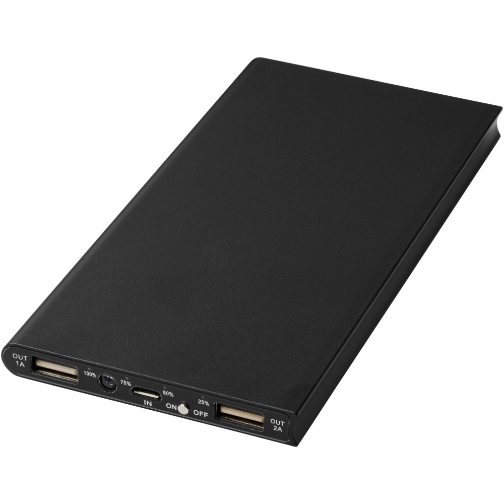 Logotrade Geschäftsgeschenke das Foto: Plate 8000 mAh Aluminium-Powerbank