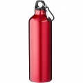 Oregon 770 ml RCS-zertifizierte Trinkflasche aus recyceltem Aluminium mit Karabinerhaken, Rot