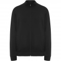 Ulan Sweatjacke Unisex, Durchgehend schwarz