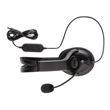 Logotrade Firmengeschenke das Foto: Over-Ear Headset mit Kabel