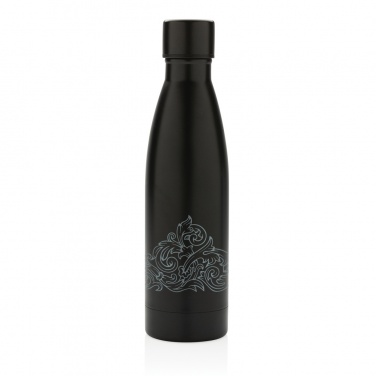 Logotrade Logogeschenke das Foto: RCS recycelte Stainless Steel Solid Vakuum-Flasche