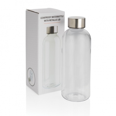 Logotrade Geschäftsgeschenke das Foto: Auslaufsichere Trinkflasche mit Metalldeckel