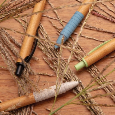 Logotrade Geschäftsgeschenke das Foto: Bambus & Weizenstroh Stift