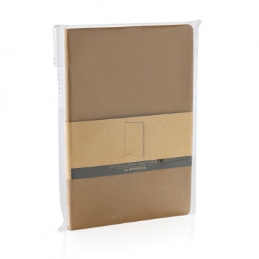 Logotrade Geschäftsgeschenke das Foto: Salton Luxus Kraftpapier Notizbuch A5