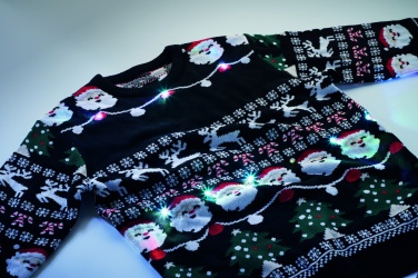 Logotrade Werbeartikel das Foto: Weihnachts-LED-Pullover L/XL