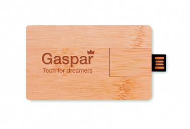 Logotrade Werbegeschenke das Foto: 16GB USB Stick Bambus