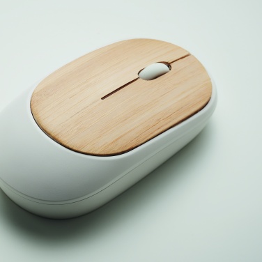 Logotrade Logogeschenke das Foto: Optische Mouse  Bambus