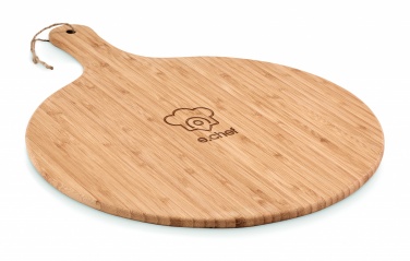 Logotrade werbemittel das Foto: Schneidebrett Bambus 31cm SERVE