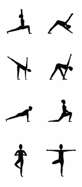 Logotrade Geschäftsgeschenke das Foto: Yoga-Set