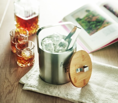 Logotrade Werbegeschenke das Foto: Doppelwandiger Eiskübel 1,2L