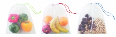 Logotrade Werbeartikel das Foto: Obst/Gemüsenetze 3teilig