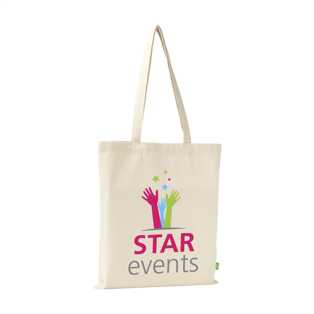 Logotrade Geschäftsgeschenke das Foto: Bio Canvas GOTS Shopper (320 g/m²)