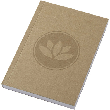 Logotrade Firmengeschenke das Foto: Novella Austen A6 Softcover Notizbuch aus recyceltem Kraftpapier – 100 Blatt