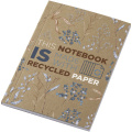 Novella Austen A6 Softcover Notizbuch aus recyceltem Kraftpapier – 50 Blatt, Natürlich