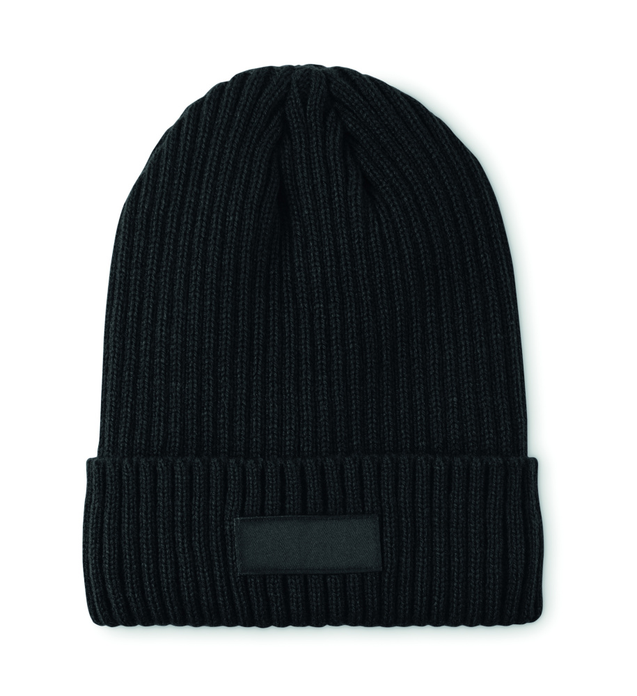 Logotrade Logogeschenke das Foto: 3M-Beanie mit Bündchen