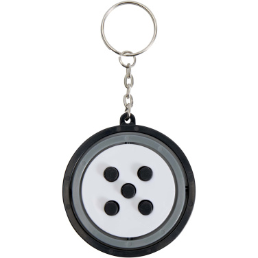 Logotrade Geschäftsgeschenke das Foto: Spinx Gyroskop Fidget Schlüsselanhänger aus recyceltem Kunststoff