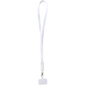 Franz 5 in 1 Lanyard Kabel aus recyceltem Kunststoff für Smartphones mit integrierter Datensynchronisierung und 65 W Schnellladefunktion, Weiß