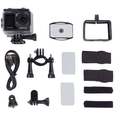 Logotrade Geschäftsgeschenke das Foto: Prixton DV670 4K Dual Screen Actionkamera