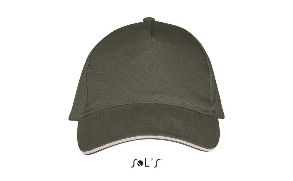 Logotrade Geschäftsgeschenke das Foto: LONG BEACH FIVE PANEL CAP