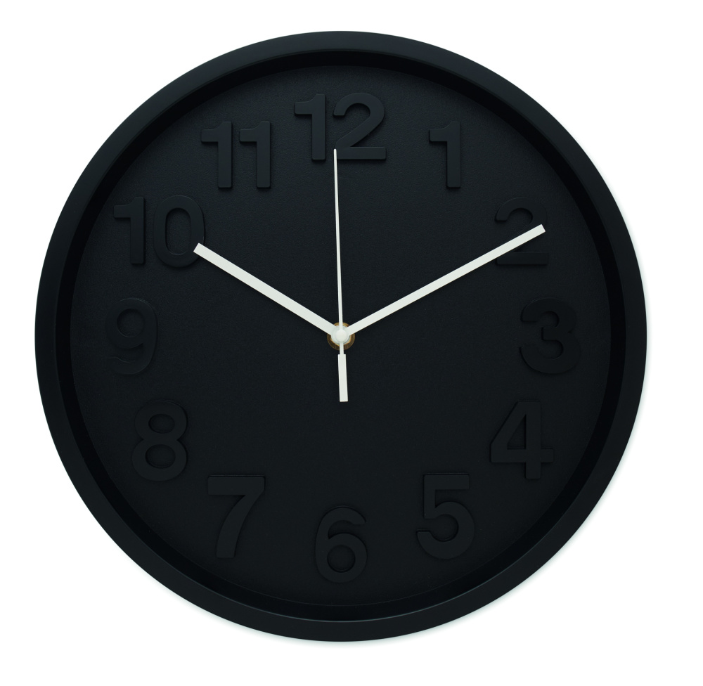 Logotrade Werbegeschenke das Foto: Wanduhr aus PP