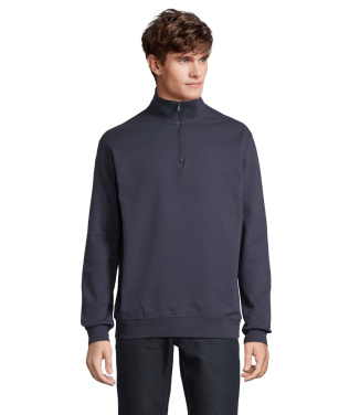 Logotrade Werbeartikel das Foto: CONRAD Sweater Zip Kragen