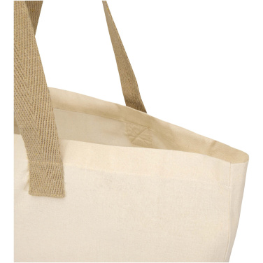Logotrade Firmengeschenke das Foto: Sierra 140 g/m² Faltbare Tragetasche aus GRS recycelter Baumwolle 7L