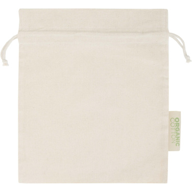 Logotrade Firmengeschenke das Foto: Odisha 140 g/m² OCS Bio-Geschenktasche – 30 × 25 cm
