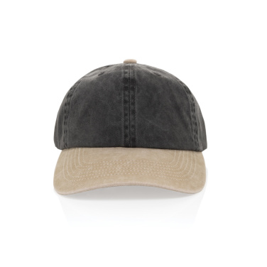 Logotrade Firmengeschenke das Foto: BEAU AWARE™ Two-Tone 6-Panel-Cap aus washed Cotton-Twill