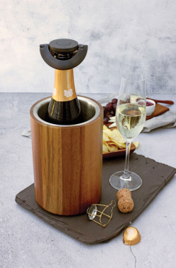 Logotrade Firmengeschenke das Foto: AdHoc Gusto Champagner-Verschluss