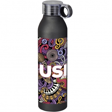 Logo trade promotional merchandise image of: Grom 650 ml water bottle