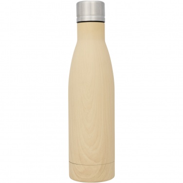 Logo trade promotional products picture of: Vasa 500 ml wood-look copper vacuum insulated bottle