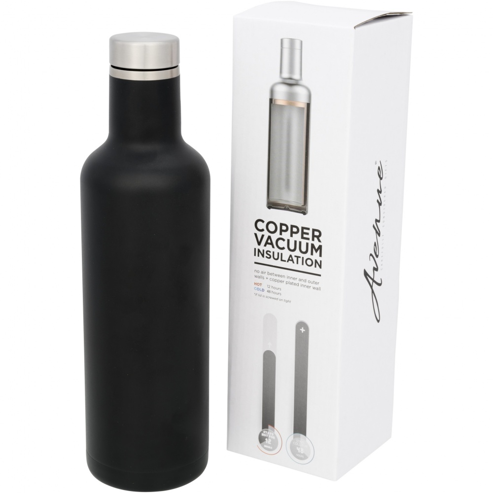 Logo trade business gifts image of: Pinto 750 ml copper vacuum insulated bottle