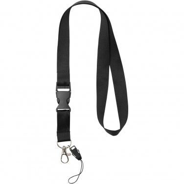 Logo trade promotional product photo of: Sagan phone holder lanyard with detachable buckle