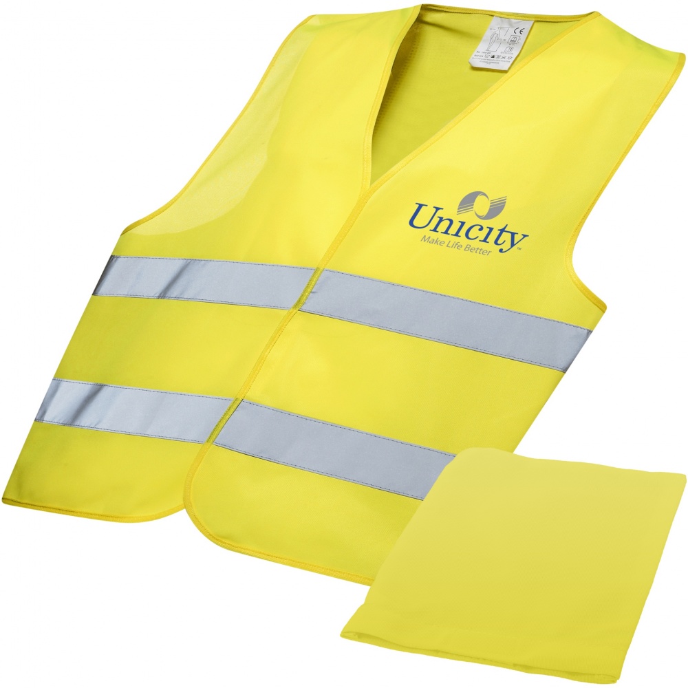 Logotrade advertising product picture of: RFX™ Watch-out XL safety vest in pouch for professional use