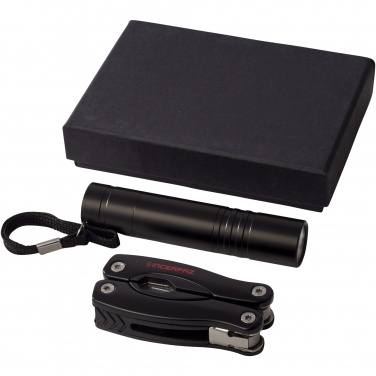 Logo trade promotional product photo of: Scout multi-function knife and LED flashlight set