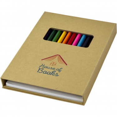 Logotrade business gifts photo of: Pablo colouring set with drawing paper