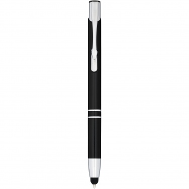 Logotrade promotional merchandise picture of: Moneta anodized aluminium click stylus ballpoint pen