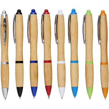 Logotrade advertising product picture of: Nash bamboo ballpoint pen