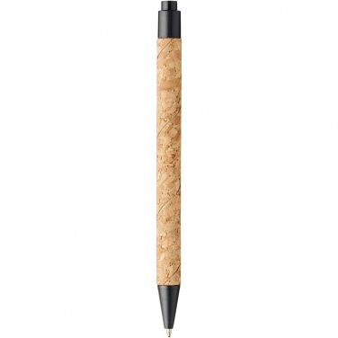 Logo trade promotional gift photo of: Midar cork and wheat straw ballpoint pen