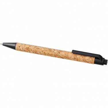 Logo trade corporate gift photo of: Midar cork and wheat straw ballpoint pen