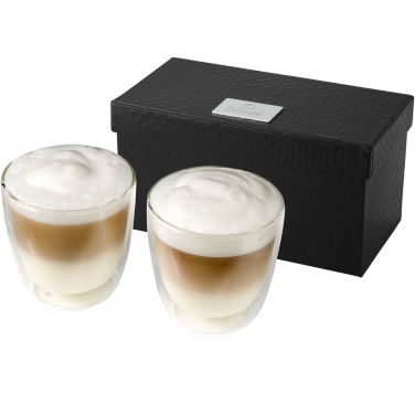 Logo trade promotional gifts picture of: Boda 2-piece glass coffee cup set
