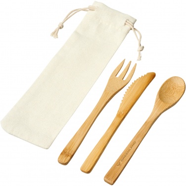 Logo trade corporate gift photo of: Celuk bamboo cutlery set