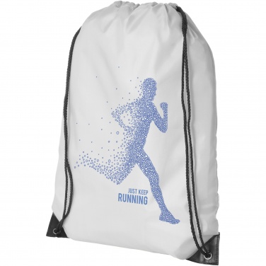 Logo trade business gifts image of: Oriole premium drawstring bag 5L