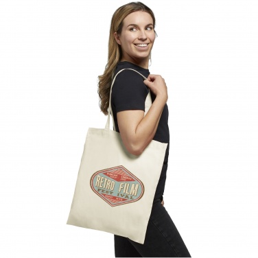 Logotrade promotional gift image of: Carolina 100 g/m² cotton tote bag 7L