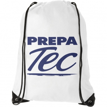 Logo trade promotional giveaways image of: Evergreen non-woven drawstring bag 5L