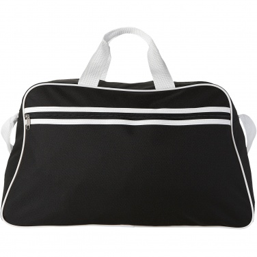 Logotrade promotional merchandise picture of: San Jose 2-stripe sports duffel bag 30L