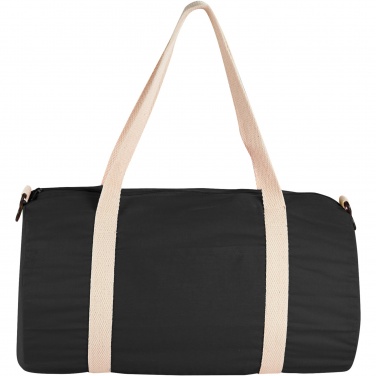 Logo trade business gifts image of: Cochichuate cotton barrel duffel bag 25L