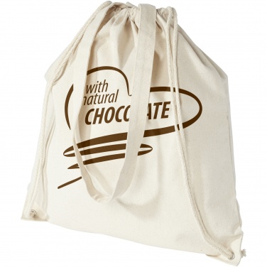 Logotrade promotional products photo of: Eliza 240 g/m² cotton drawstring bag 6L