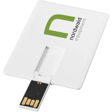 Logotrade advertising products photo of: Slim card-shaped 2GB USB flash drive